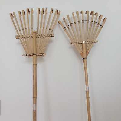 11 tand 145cm Eg van de Tuinharken van de Bamboehark de Met de hand gemaakte Niet geroeste