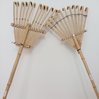 9 tand 120cm Eg van de Tuinharken van Eco van de Bamboehark de Met de hand gemaakte Vriendschappelijke