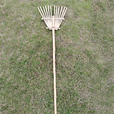 Natuurlijke van de Tuinharken van de Bamboehark Met de hand gemaakte Aangepaste de Egsteun