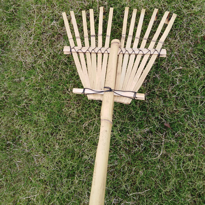Natuurlijke van de Tuinharken van de Bamboehark Met de hand gemaakte Aangepaste de Egsteun