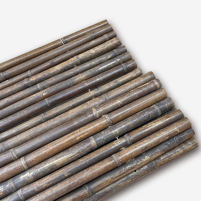 De natuurlijke van de Omheiningspanels rolled bamboo van het Bamboemateriaal Geschilderde Bamboe Omheining Privacy Garden Border