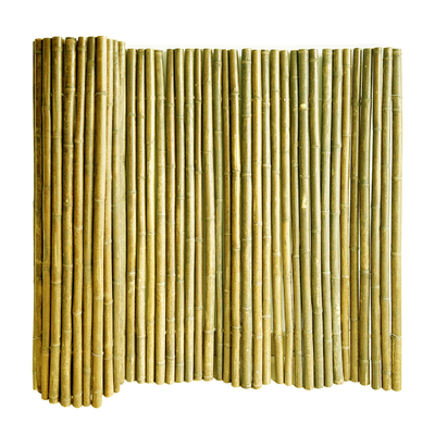 Het natuurlijke Met de hand gemaakte 1.5x1.5m Decoratieve de Binnenplaats van de Bamboeomheining Rolling Schermen