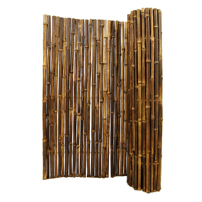 Het natuurlijke Met de hand gemaakte 1.5x1.5m Decoratieve de Binnenplaats van de Bamboeomheining Rolling Schermen