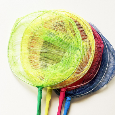 Vlindernet Meerkleurig Decoratief Kinders Speelgoed Bamboe Handle Insectenvisserij Net Voor Kinderen