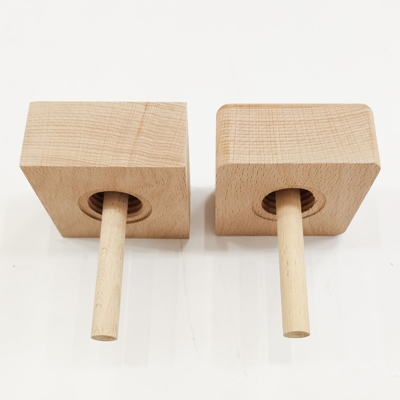 Cylinder/vierkante lege fles met diffuser voor essentiële olie van riet met houten balstok