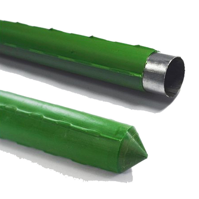 Duurzaam Tuin staal kern Plastic bedekte metalen tomaten steken Ondersteuning Robuuste groene planten stokken