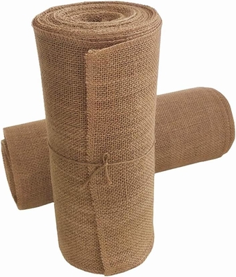 Eco-vriendelijke natuurlijke jute stof voor tuin, ambacht, bekleding, huisversiering, cadeauverpakking