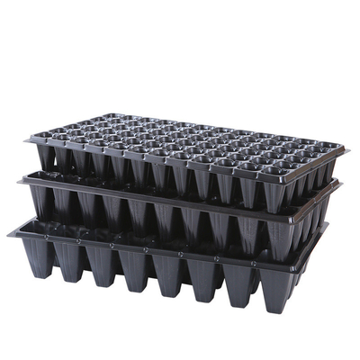 Stevige Duurzame Platte Groente Fruit Zaden Zaailing Plastic Plug Kwekerij Trays