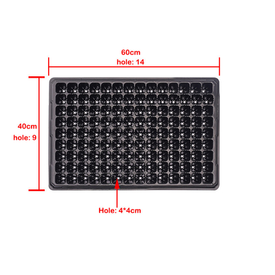 Stevige Duurzame Platte Groente Fruit Zaden Zaailing Plastic Plug Kwekerij Trays
